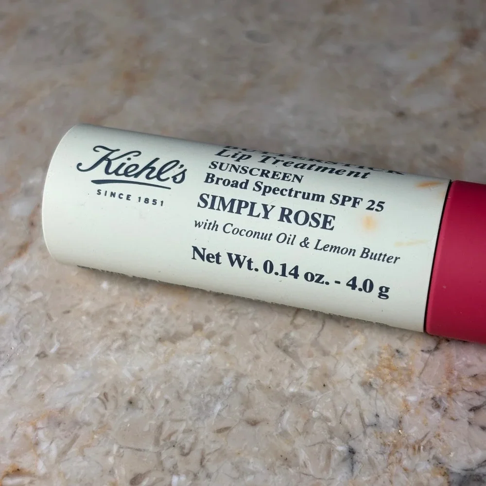 Kiehls Butterstick Lip Treatment SPF 25 Simply Rose‎ Tinted Balm 0.14oz